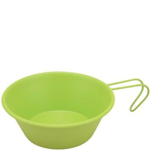 18-8 シェラカップ 330mlライトグリーン 目盛付