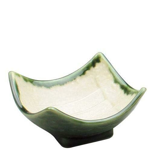 アルセラム強化食器 塗分織部角小鉢 EC5－51