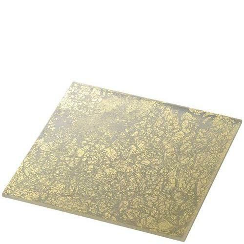 ライクガラス スクウェアプレート L 金箔 1202340