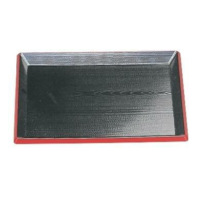 ★利休盆黒天朱SL尺1 黒天朱