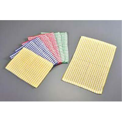 チェック柄 オシボリ兼用テーブルクロス(4色×2)285×420