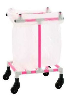 イレクター ゴミカート(ゴミ箱台車)45L ピンク(P1)