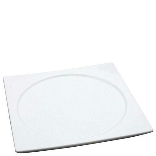 アルセラム 白変形 7.5インチ 1／2角丸皿 EC12－37