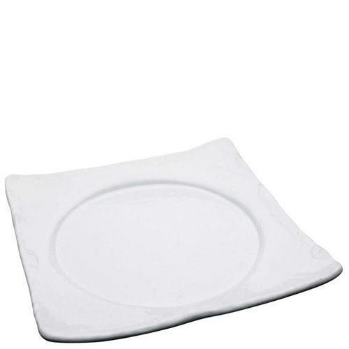 アルセラム 白変形 石目角丸皿 EC12－39