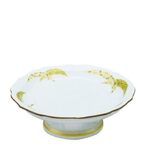 アルセラム強化食器 金彩扇高台皿 EC2－65