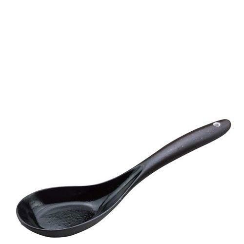 アルセラム強化食器 黒釉万能レンゲ B10－63