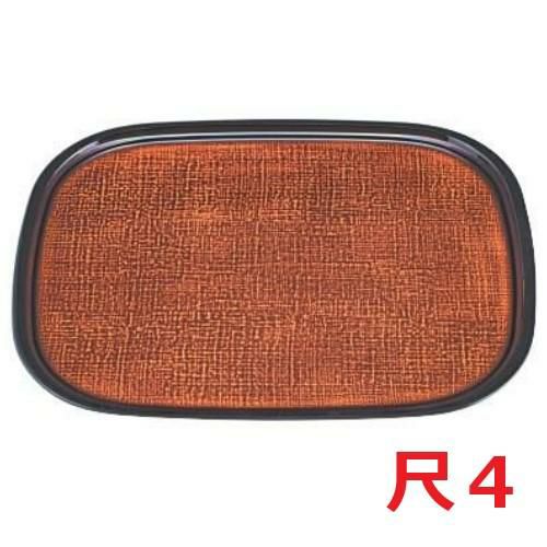 オーバル布目盆かすりSL尺4