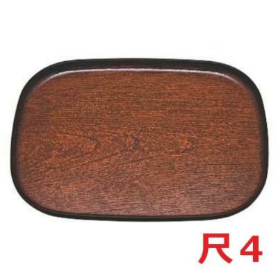 大寿木目小判盆栃天黒尺4 黒