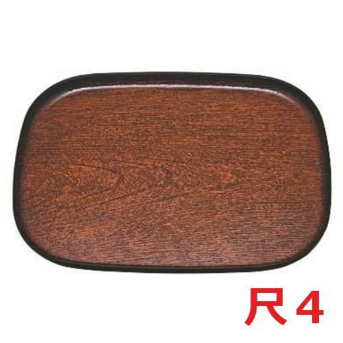 大寿木目小判盆栃天黒尺4 黒