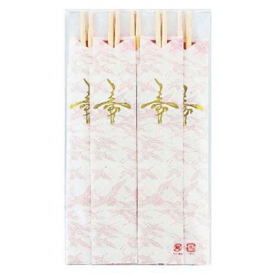 祝箸金箔鶴型寿千羽鶴 5膳入/業務用/新品/小物送料対象商品