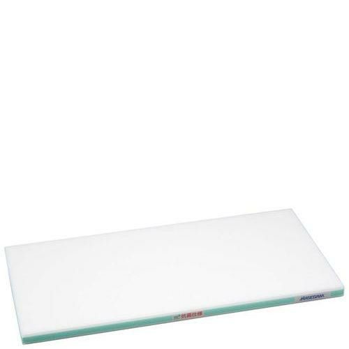 抗菌かるがるまな板 SDK 750×350×25 ホワイト／緑線