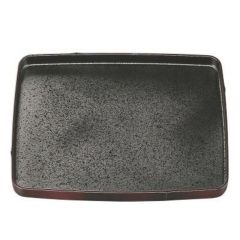 角竹型盆すす竹内黒SL9寸 黒