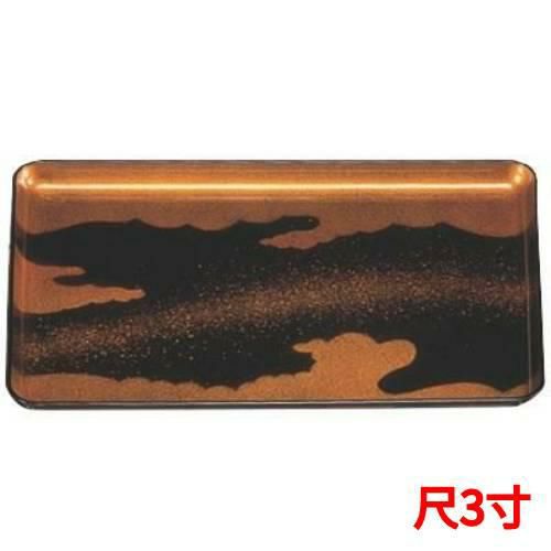 戦国長手盆雲梨地尺3