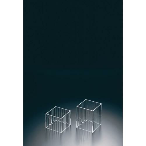 アクリルラインストレートスクエアスタンド クリア 120角 H150