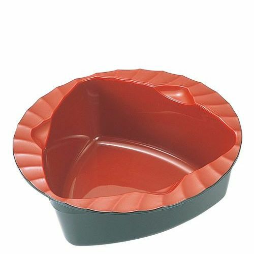 耐熱ABS トライアングルトライ 深皿 内朱 15cm