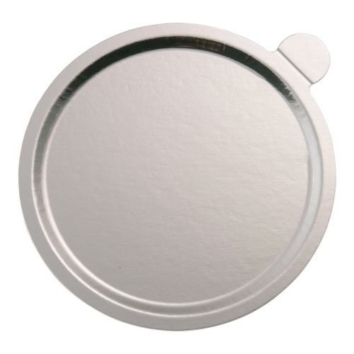 デコラプレートカルトンロンド(25枚入) Jシルバー50