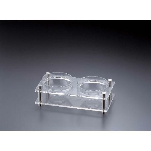 アクリル コンディメントスタンド 1段2穴 B30-4