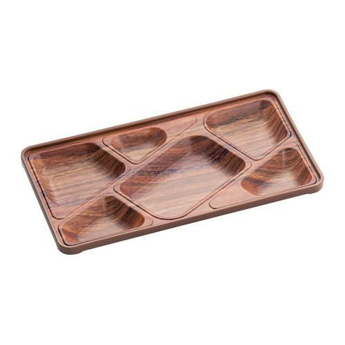 ポリプロピレン ランチプレート FN-5 マホガニー