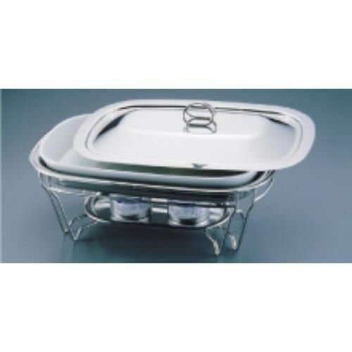 SAブローニュ 角チェーフィング 6-1011-44W(目皿付)