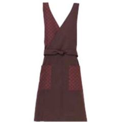 胸当て エプロン KE0050-6 茶 L