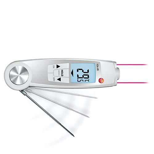 折りたたみ式赤外放射温度計 testo 104-IR BT[0560 1046]/業務用