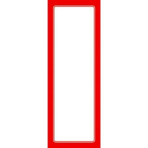 赤枠ポスター 1号 無地/100枚入り