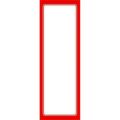 赤枠ポスター 2号 無地/100枚入り