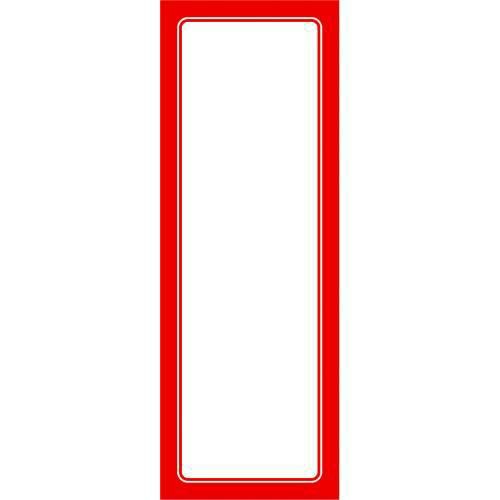 赤枠ポスター 4号 無地/100枚入り