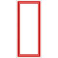 赤枠カード 145×63/100枚入り×10冊