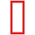 赤枠カード 180×80/100枚入り×5冊