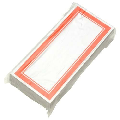 赤枠カード 200×90/100枚入り×5冊