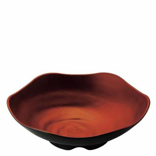 メラミン 盛鉢 26cm 内朱外黒MT UL－2675－RBM