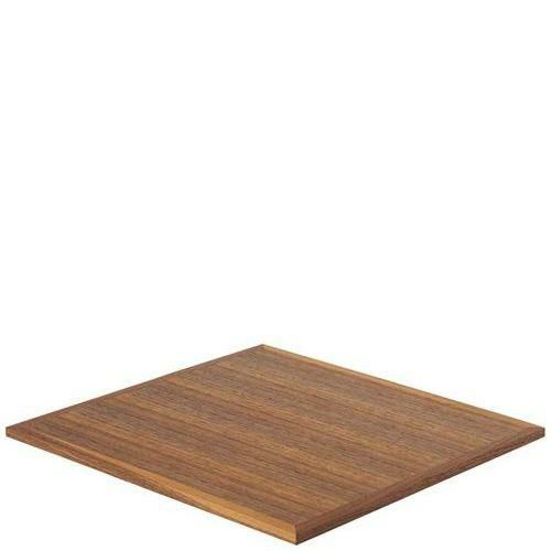 木製 正角箱 平蓋 ウォールナット