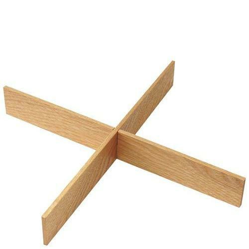 木製 正角箱 十字仕切り 白木