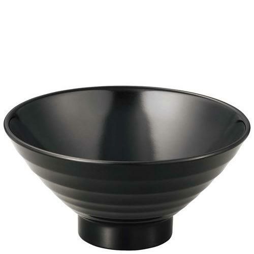 メラミン 和食器 飯椀 身 BL－4 黒