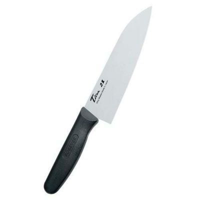 三徳包丁 【銀チタン 三徳庖丁 GHT-18 18cm】 GHT-18 長さ:300、背厚:1.2、刃渡:180 【グループA】