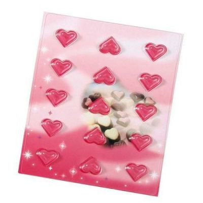 チョコレートモールド キラリハートプレーン No.1186