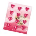 型 【チョコレートモールド キラリハートカーブ12 No.1185】 No.1185 幅240 奥行185 高さ10 【グループA】