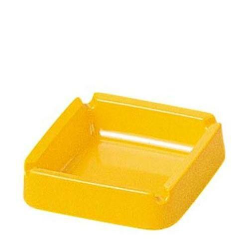 カラー灰皿 角 A－270 黄 メラミン