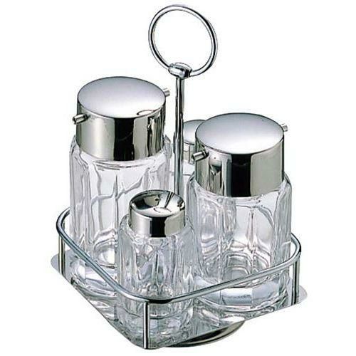 ＃80 四本立 カスターセット ガラス製