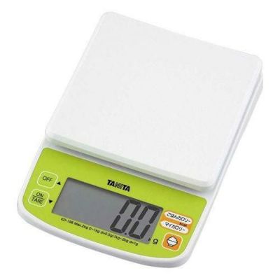 はかり 【タニタ デジタルクッキングスケール 2kg KD-196 グリーン】 KD-196 幅191 奥行130 高さ35 【グループA】