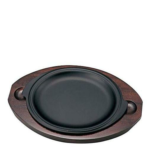 周弘 鉄 ステーキ皿 丸