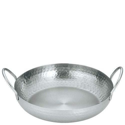 UK ステンレス もつ鍋 ツチ目入 24cm