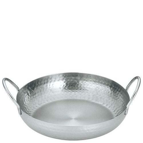 UK ステンレス もつ鍋 ツチ目入 28cm