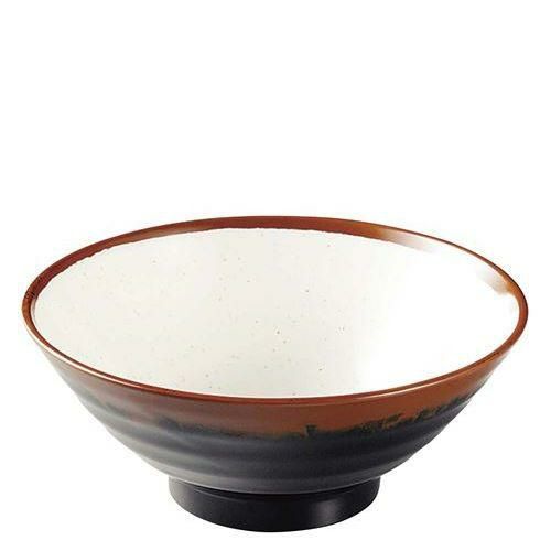 メラミン和食器 長次郎窯 そば丼 AN－65 大 W内白/業務用/新品/小物送料対象商品 | メラミン・樹脂食器 |  業務用厨房機器・調理道具・家具・食器の通販・買い取りサイト テンポスドットコム