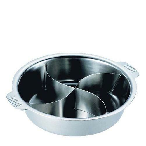 SW NBステンレス 電磁 ちり鍋 4仕切 29cm