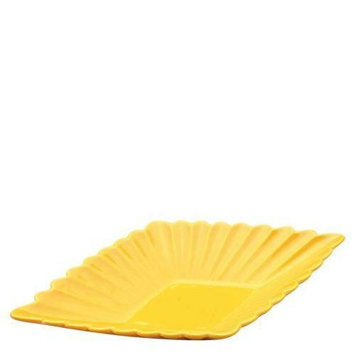 アルセラム強化食器 黄菱型皿 EC9－52