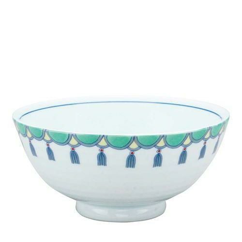 アルセラム強化食器 緑瓔珞飯碗 EC1－51