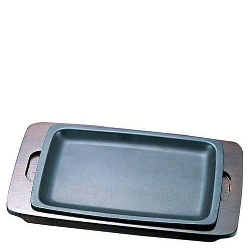 周弘 アルミクラッド ステーキ皿 角