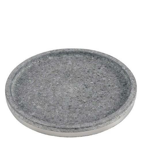 長水 遠赤 石焼ステーキ＆ピザプレート 補強リング付 22cm